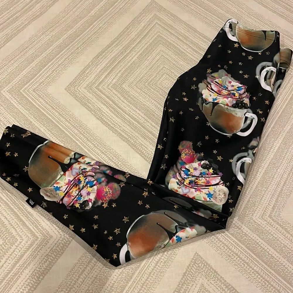 Terez Girls Hot Chocolate Printed Full Length Leggings